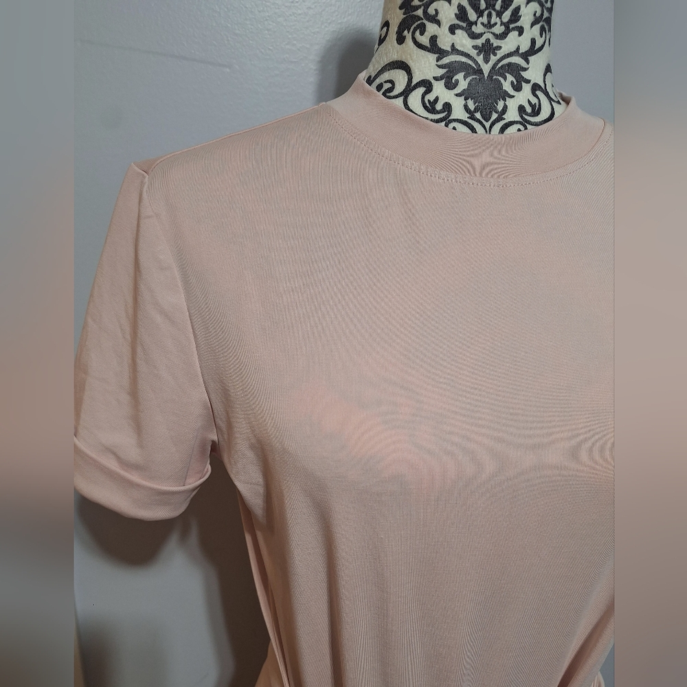 NWT Sm Guess Soft Pink Midi Dress - Picture 6 of 8